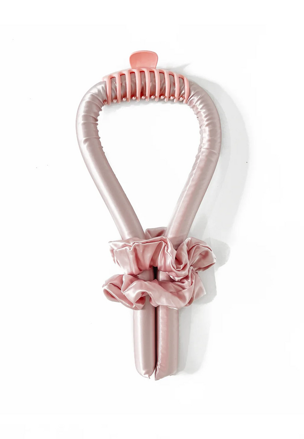 Loving Silk Heatless Curl Rod Sets Pink Colour